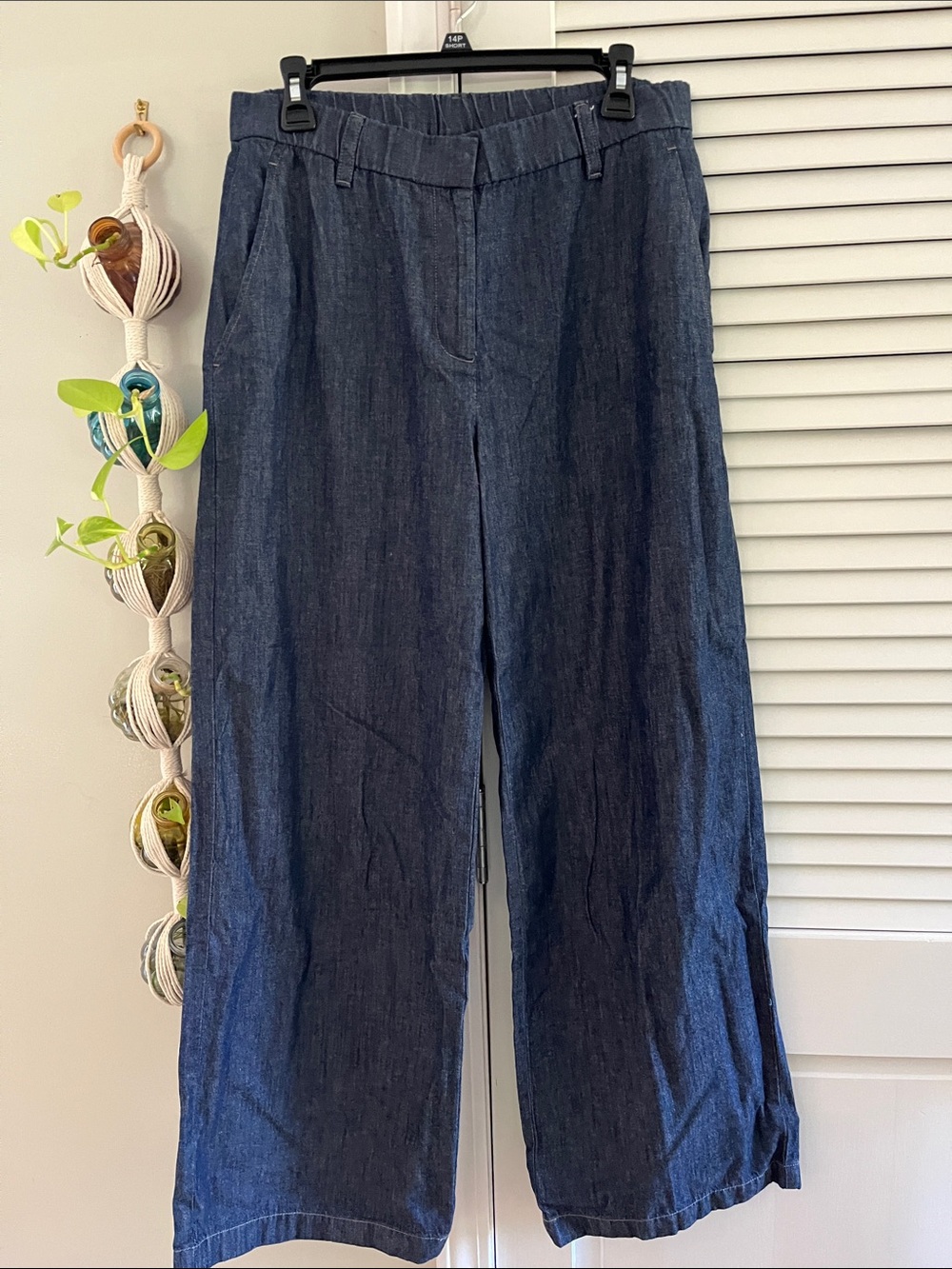 Eileen Fisher Lightweight Organic Cotton Full Length Trouser
